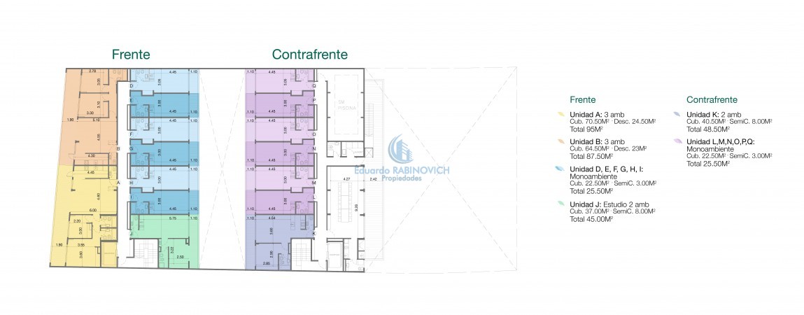 ALMA PALERMO Monoambiente Apto Prof. en Construcción