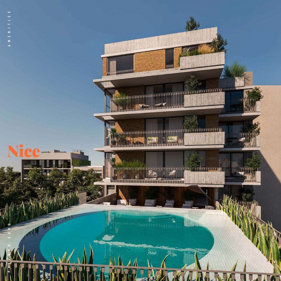A ESTRENAR Dptos. 1 y 2 Ambientes Edif. NICE con Amenities 